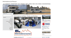 Desktop Screenshot of pickupcamper.de